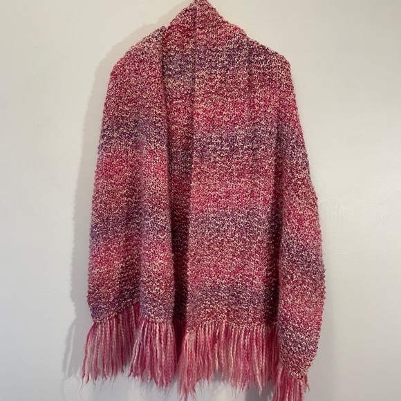 Pink and Purple Ombré Blanket Scarf - Picture 2 of 9